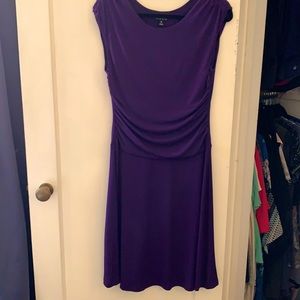 Purple work dress